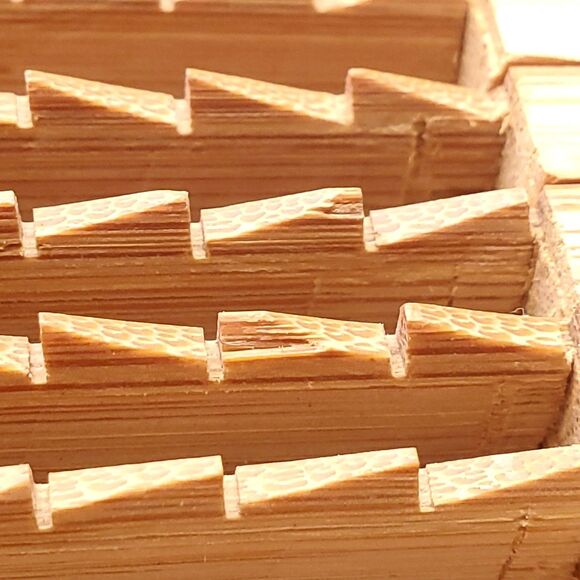 Bamboo Ginger Grater Vintage 5.5” x 6.5” Rustic Decor Farmhouse Garlic Zest - Picture 11 of 11